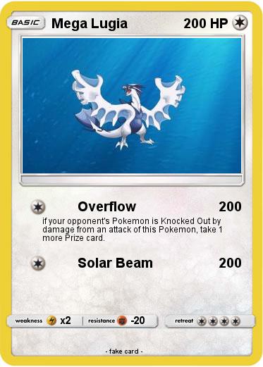 Pokemon Mega Lugia