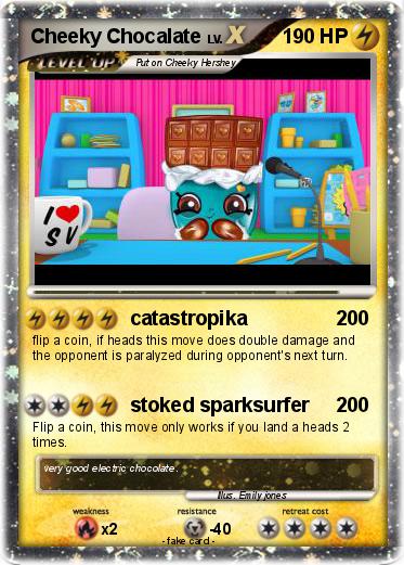 Pokemon Cheeky Chocalate