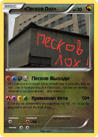 Pokemon «Песков Лох»