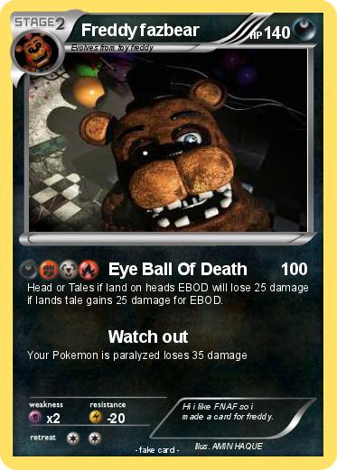 Pokemon Freddy fazbear
