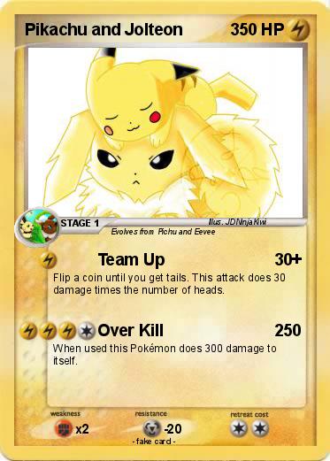 Pokemon Pikachu and Jolteon