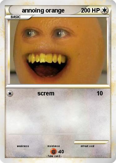 Pokemon annoing orange