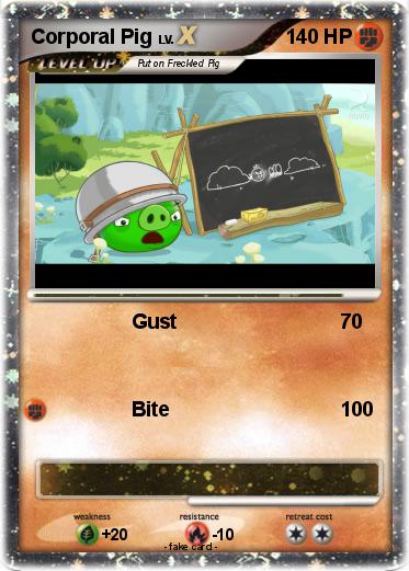 Pokemon Corporal Pig