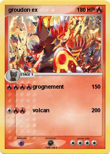 Pokemon groudon ex