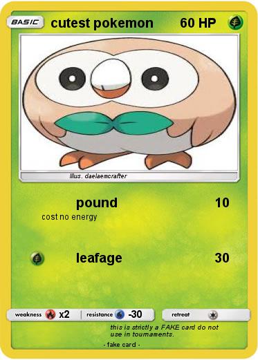 Pokemon cutest pokemon