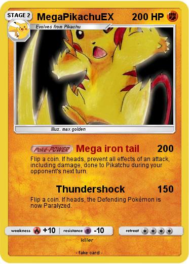Pokemon MegaPikachuEX