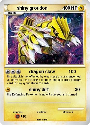 Pokemon shiny groudon