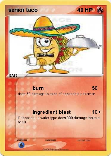 Pokemon senior taco
