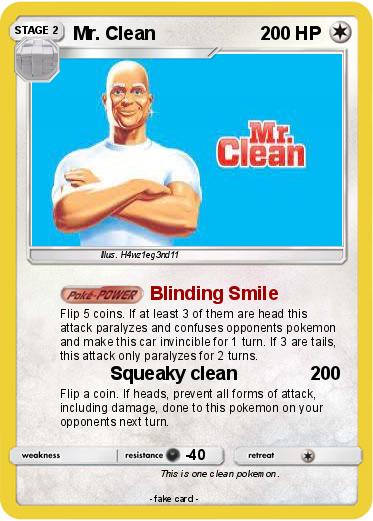 Pokemon Mr. Clean