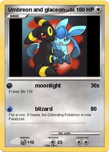 Pokemon Umbreon and glaceon