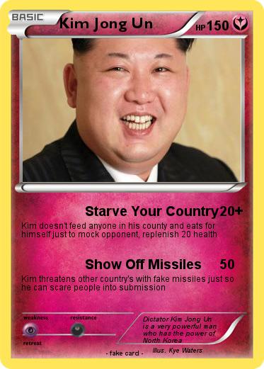 Pokemon Kim Jong Un