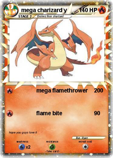 Pokemon mega charizard y