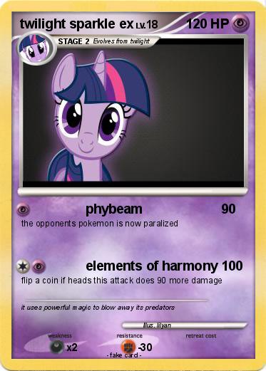 Pokemon twilight sparkle ex Pokemon twilight sparkle ex