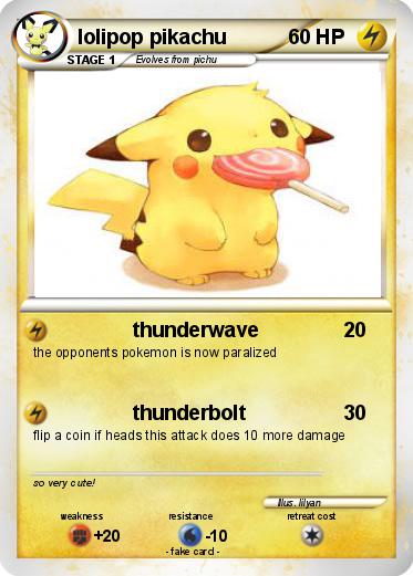 Pokemon lolipop pikachu