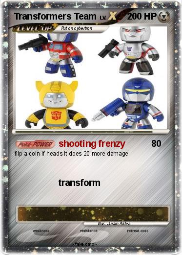 Pokemon Transformers Team