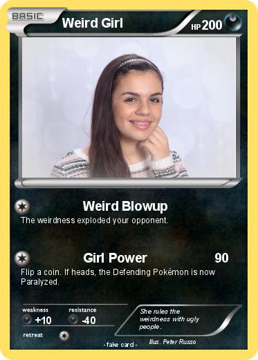 Pokemon Weird Girl
