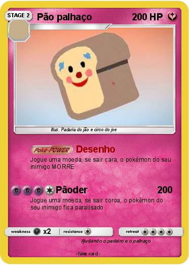 Pokemon Pão palhaço