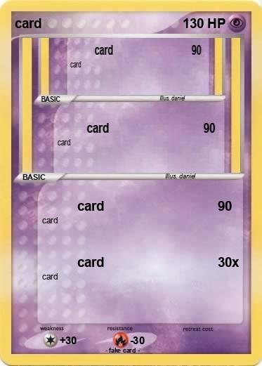 Pokemon card