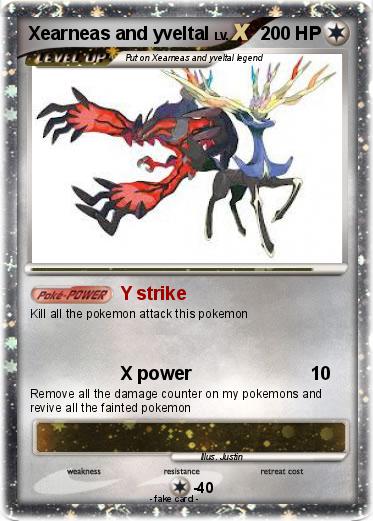 Pokemon Xearneas and yveltal