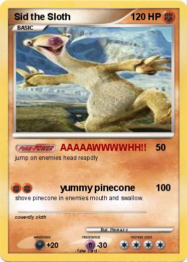 Pokemon Sid the Sloth