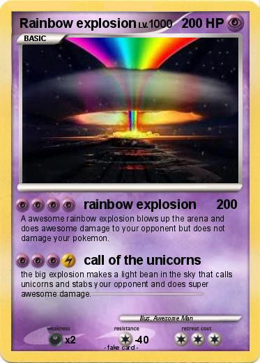 Pokemon Rainbow explosion