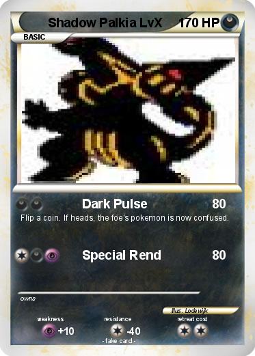 Pokemon Shadow Palkia LvX