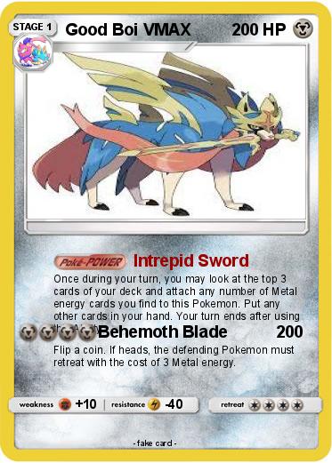 Pokemon Good Boi VMAX