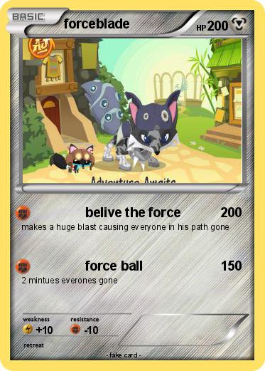 Pokemon forceblade