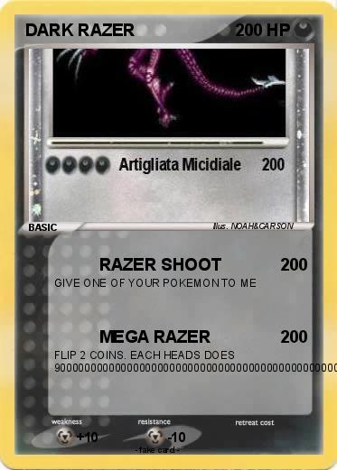Pokemon DARK RAZER