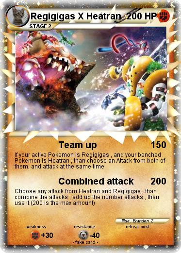 Pokemon Regigigas X Heatran