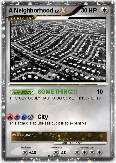 Pokemon A Neighborhood