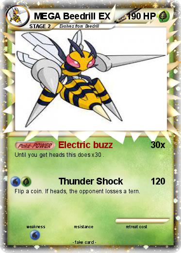 Pokemon MEGA Beedrill EX