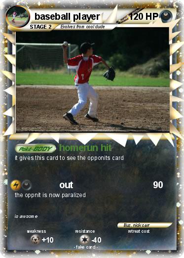 Pokemon baseball player