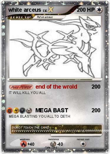 Pokemon white arceus