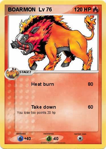 Pokemon BOARMON  Lv 76