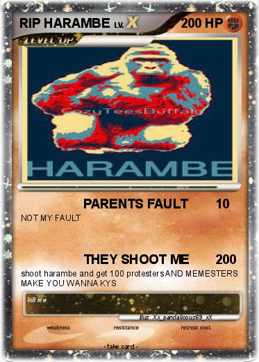 Pokemon RIP HARAMBE