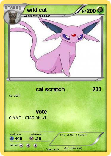 Pokemon wild cat