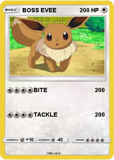 Pokemon BOSS EVEE