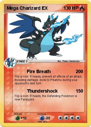Pokemon Mega Charizard EX