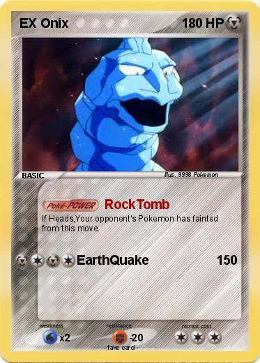 Pokemon EX Onix