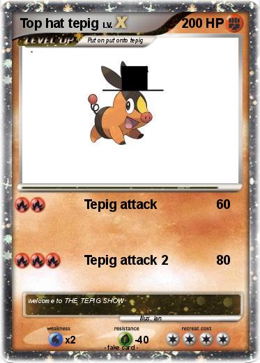 Pokemon Top hat tepig
