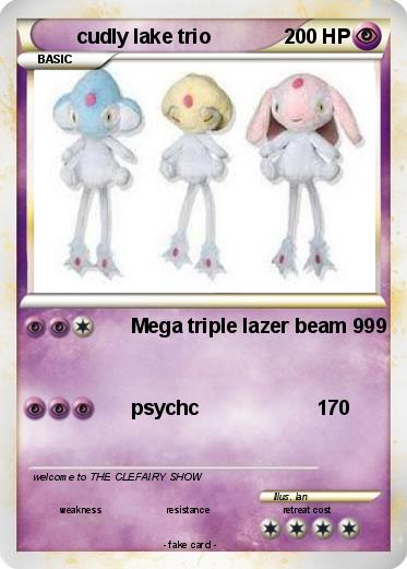Pokemon cudly lake trio