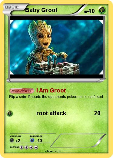 Pokemon Baby Groot