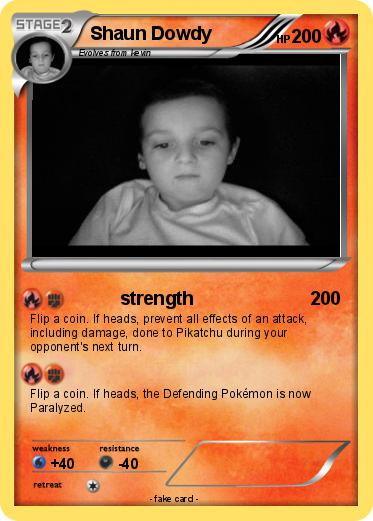 Pokemon Shaun Dowdy