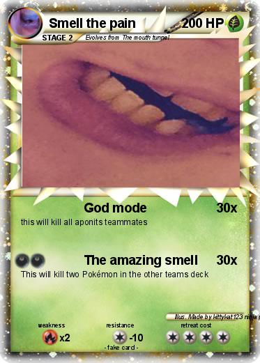 Pokemon Smell the pain