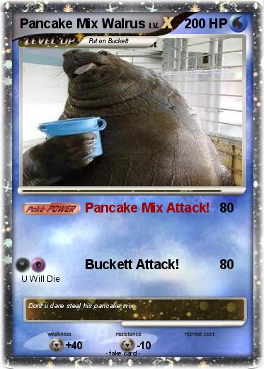 Pokemon Pancake Mix Walrus