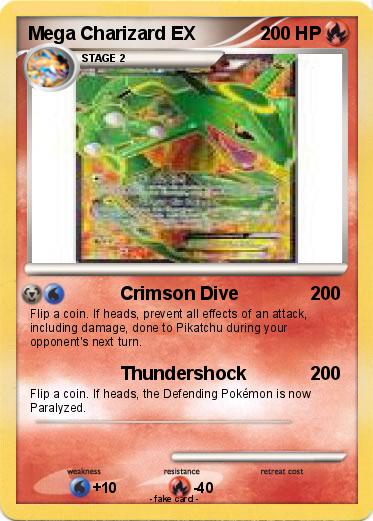 Pokemon Mega Charizard EX