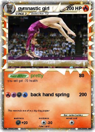 Pokemon gymnastic girl