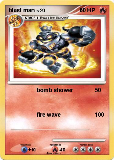 Pokemon blast man