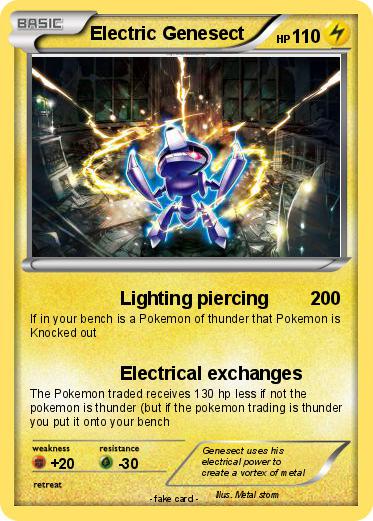Pokemon Electric Genesect